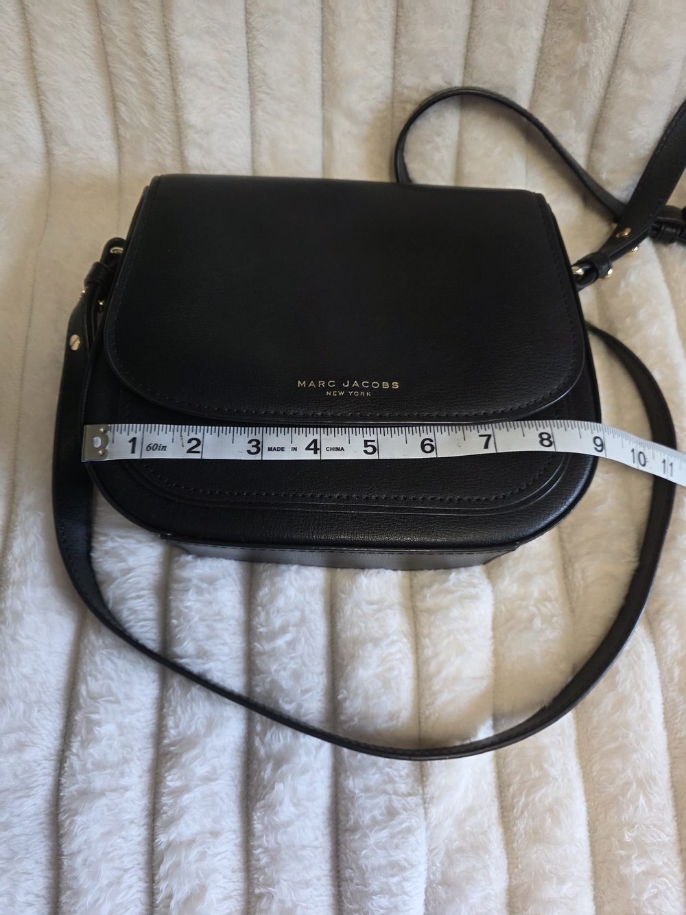 Marc Jacobs Black Leather Crossbody Bag - Picture 9 of 10